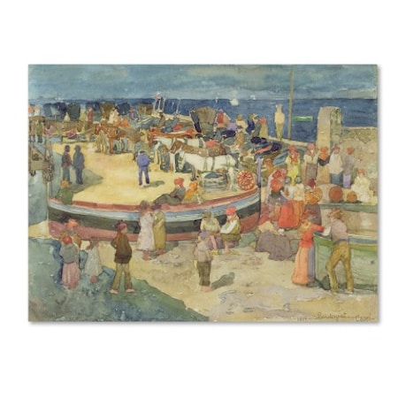 Maurice Prendergast 'Grande Marina Capri' Canvas Art,35x47